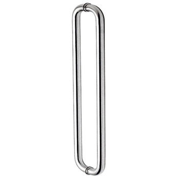 D Pull Handles D Handle - L=1200mm D=38mm Glass Thick=8-15mm -Polished Stainless Steel