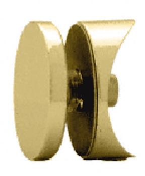 Hydroslide 180 Degree Hydroslide Glass-to-Sliding Track Connector Brass Hydroslide 180 Degree Hydroslide Glass-to-Sliding Track Connector Brass