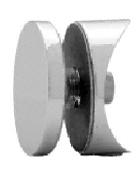 Hydroslide 180 Degree Hydroslide Glass-to-Sliding Track Connector Chrome Hydroslide 180 Degree Hydroslide Glass-to-Sliding Track Connector Chrome