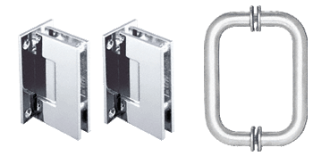 Geneva Geneva Hinge and Handle Set with finish selector Geneva Geneva Hinge and Handle Set with finish selector