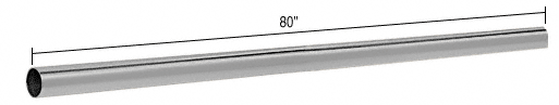 Brushed Nickel 80 Support Bar Only