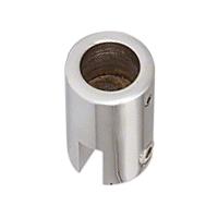 Chrome Vertical Support Bar Bracket for 6mm to 8mm