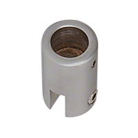 Brushed Nickel Support Bar Bracket for 10mm to 12mm Glass