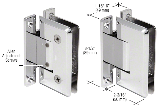 Pinnacle Adjustable Pinnacle 337 Wall Mount Hinge