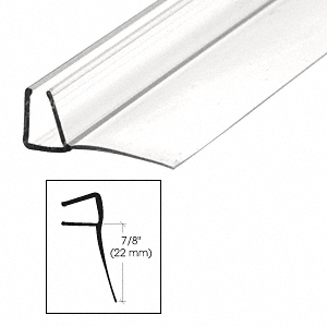 8mm Polycarbonate U with 90° Vinyl Finseal