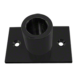 Matte Black Wall Mount Top Fitting