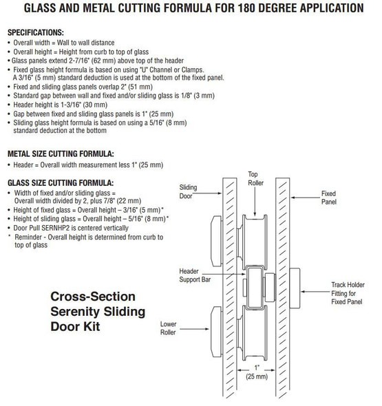 Serenity Serenity Sliding Door System SER78