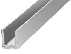 6mm Chrome U Channel for Fixing Glass D631BA