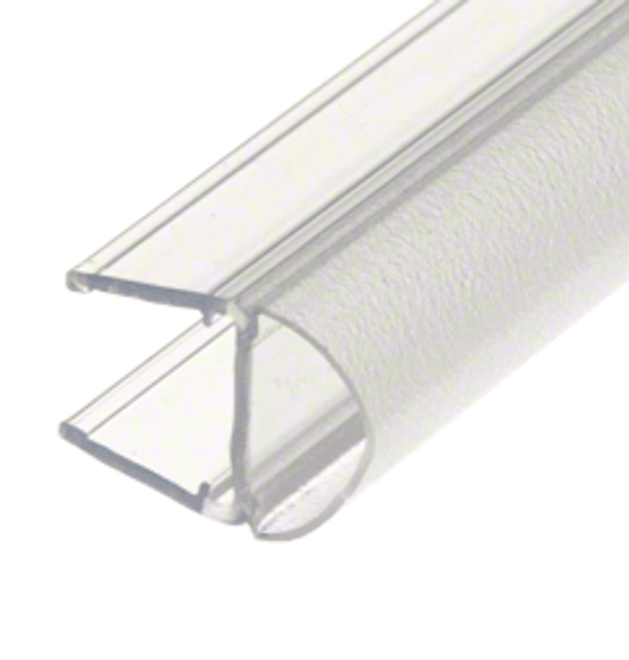 PCR10 Translucent Bulb Shower Seal for 10mm Shower Glass Doors