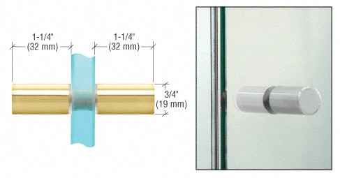 Shower Glass Door Knobs