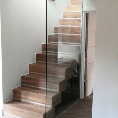 Bespoke glass internal stairs and balustrades in Bath, Bristol and Wiltshire