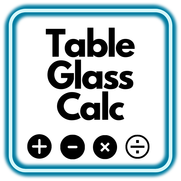 table glass online calculator for glass table tops and replacement glass in Wiltshire, Bristol and Bath