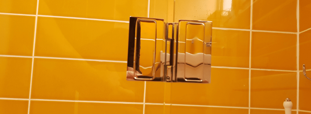 shower glass hinge