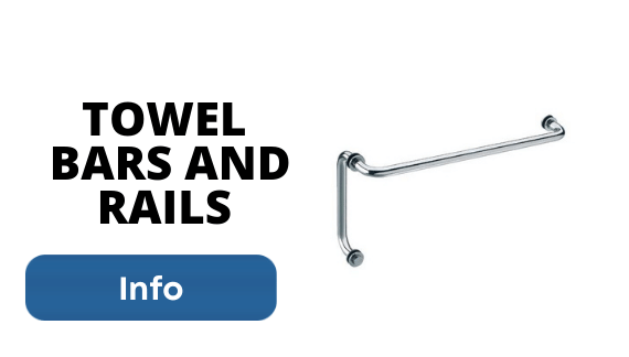 Shower Glass Towel Rails and Bars