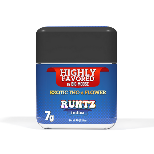 Highly Favored - Exotic THCa Flower - Runtz - 7g