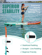 Inflatable Stand Up Paddle Board - Turtle Paradise