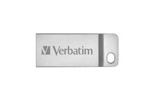 Verbatim 64GB Metal Executive Flash Drive, USB2.0 Silver