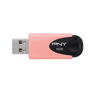 PNY 32GB Attache 4 Pastel Coral USB Flash Drive PNY 32GB Attache 4 Pastel Coral USB Flash Drive