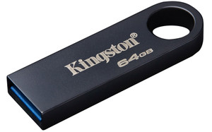 Kingston 64GB DataTraveler SE9 G3 USB Flash Drive, Dark Nickel