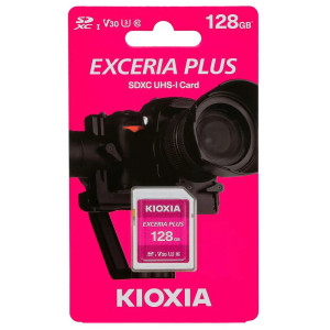 Kioxia Exceria Plus 128GB SDXC Card,V30, U3, 98MB/s Kioxia Exceria Plus 128GB SDXC Card,V30, U3, 98MB/s