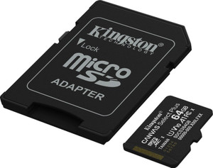Kingston Canvas Select Plus Gen3 64GB MicroSDXC card 100MB/s