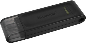 Kingston 64GB Data Traveller USB-C Drive for Type C Devices, USB 3.2