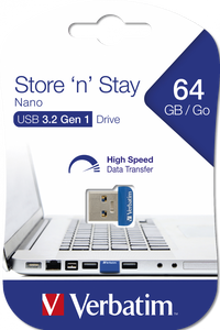 Verbatim 64GB Store n Stay Nano USB3.2 Drive