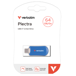 Verbatim Plectra 64GB USB-C Flash Drive USB 3.2 Gen 1