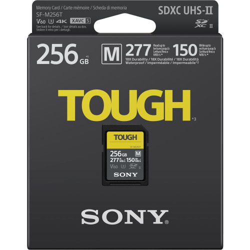 Sony 256GB M-Series Tough SDXC Card UHS-II, 277MB/s