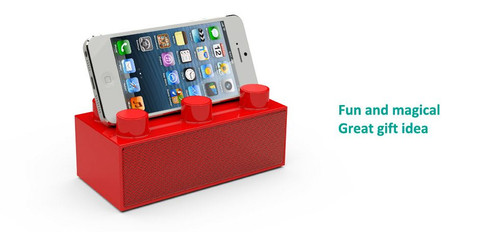 TouchPlay Fun Nearfield Audio Speaker- Red