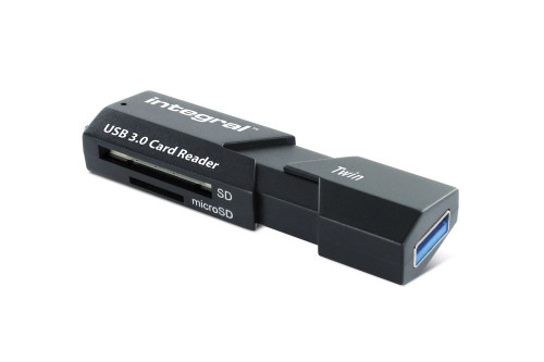 Integral Dual Slot SD/MicroSD card Reader USB 3.0