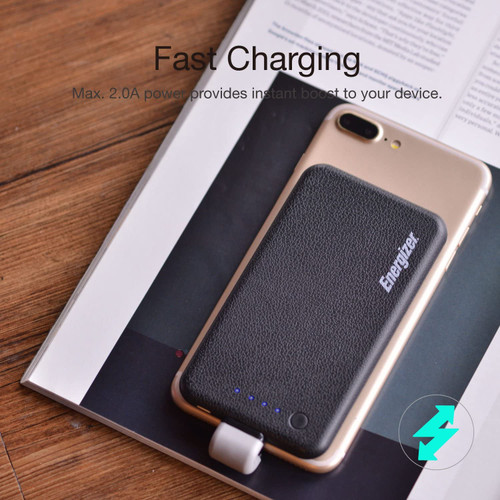 Energizer Power Bank with Built in Lightning connector 4000mAh for