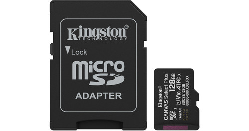 Kingston Canvas Select Plus Gen3 128GB MicroSDXC card 100MB/s