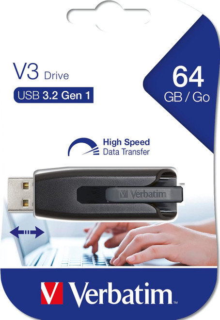 Verbatim V3 64GB USB 3.2 USB 3.0 Drive