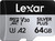 Lexar Professional 64GB Silver Plus MicroSDXC, U3, V30, A1, 100MB/s
