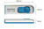 Adata C008  16GB Sliding USB Connector USB2.0 USB Drive, Blue/White