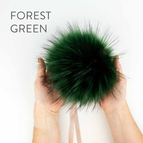 Faux Fur 6" Pom Poms