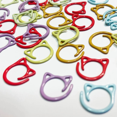 Kitty Loop Stitch Markers, Set of 10
