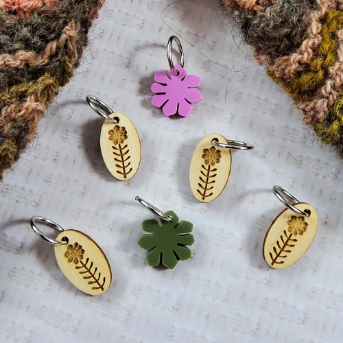 May Flowers Stitch Marker Set