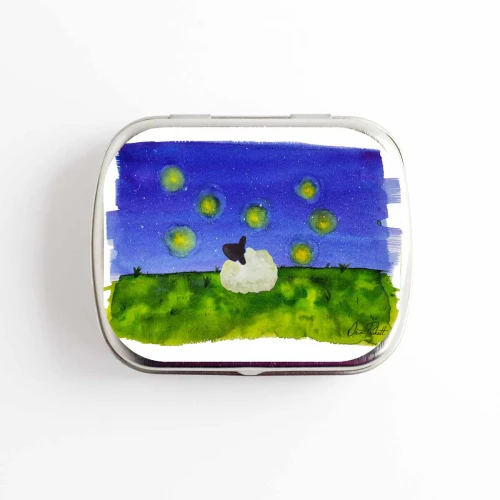 Large Stitch Marker Tin - Firefly Dreams