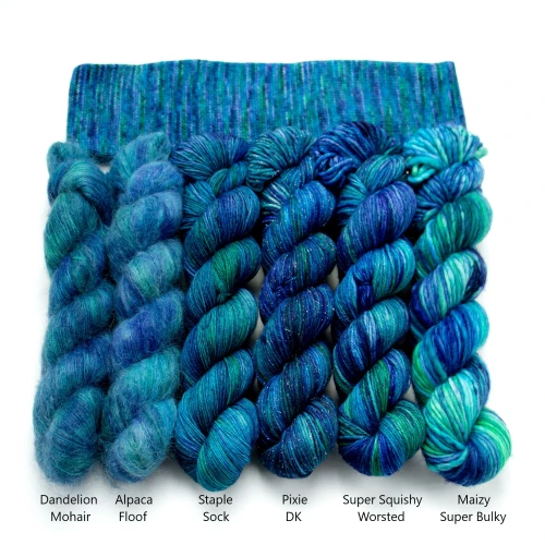 Sheepyshire Super Squishy Worsted - Turbulent Waters
