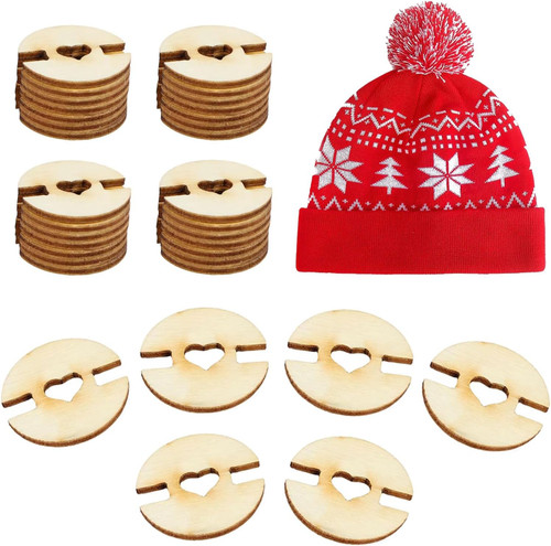 No Sew Pom Pom Button - Set of 6