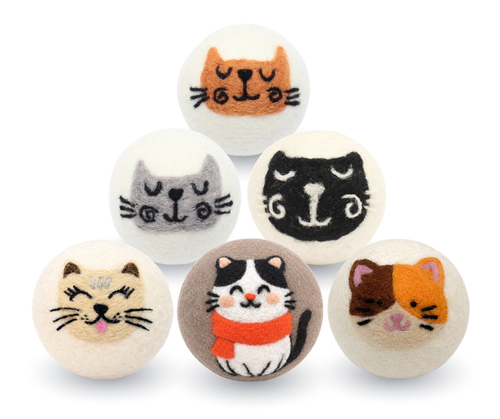 Cats: Eco Wool Dryer Balls Fair Trade