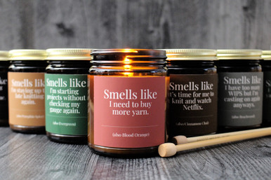 Hand-poured Coconut Soy Wax Candles For Knitters 9 oz