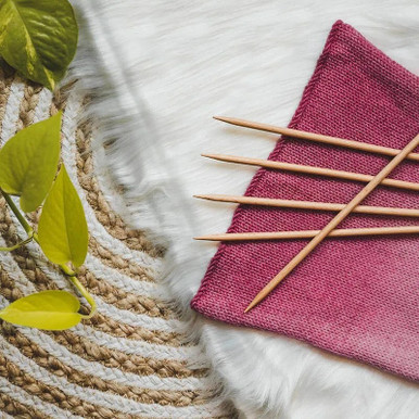 Basix Beech 8" Double Point Needles