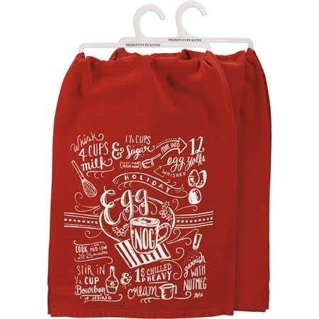 Egg Nog Kitchen Towel