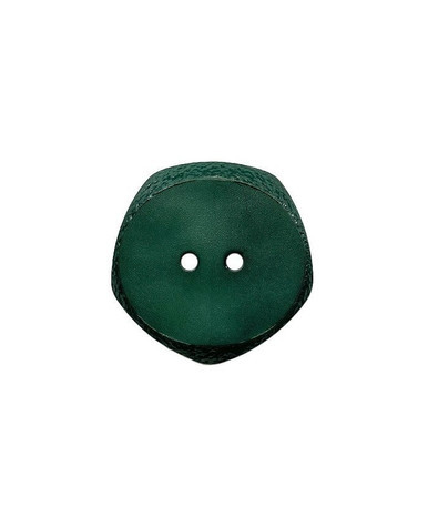 Dark Green Polymide Pentagonal Button -28mm - Dill Button 388012