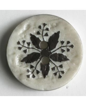 Flower - 20mm - Dill Button 281200