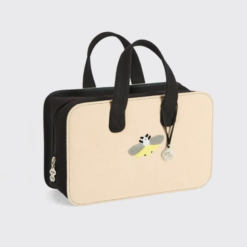 Bumblebee Doctor Bag - Embroidered Felt (Large)