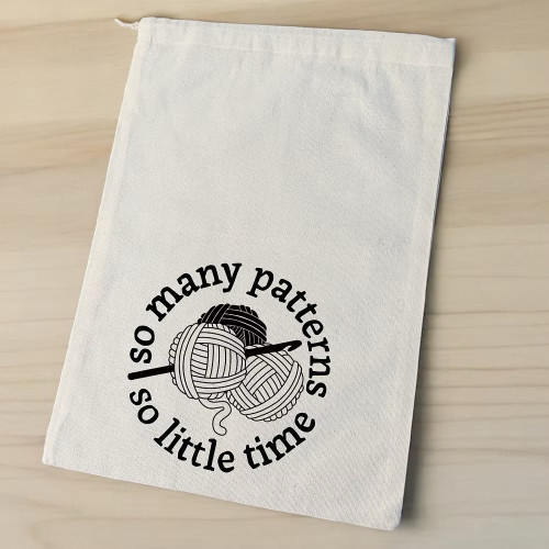 So Many Patterns So Little Time Project Bag